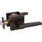 Delaney Hardware Vida Tuscany Bronze Bed/Bath Door Handle with Square Backplate 353527 - alternate 1